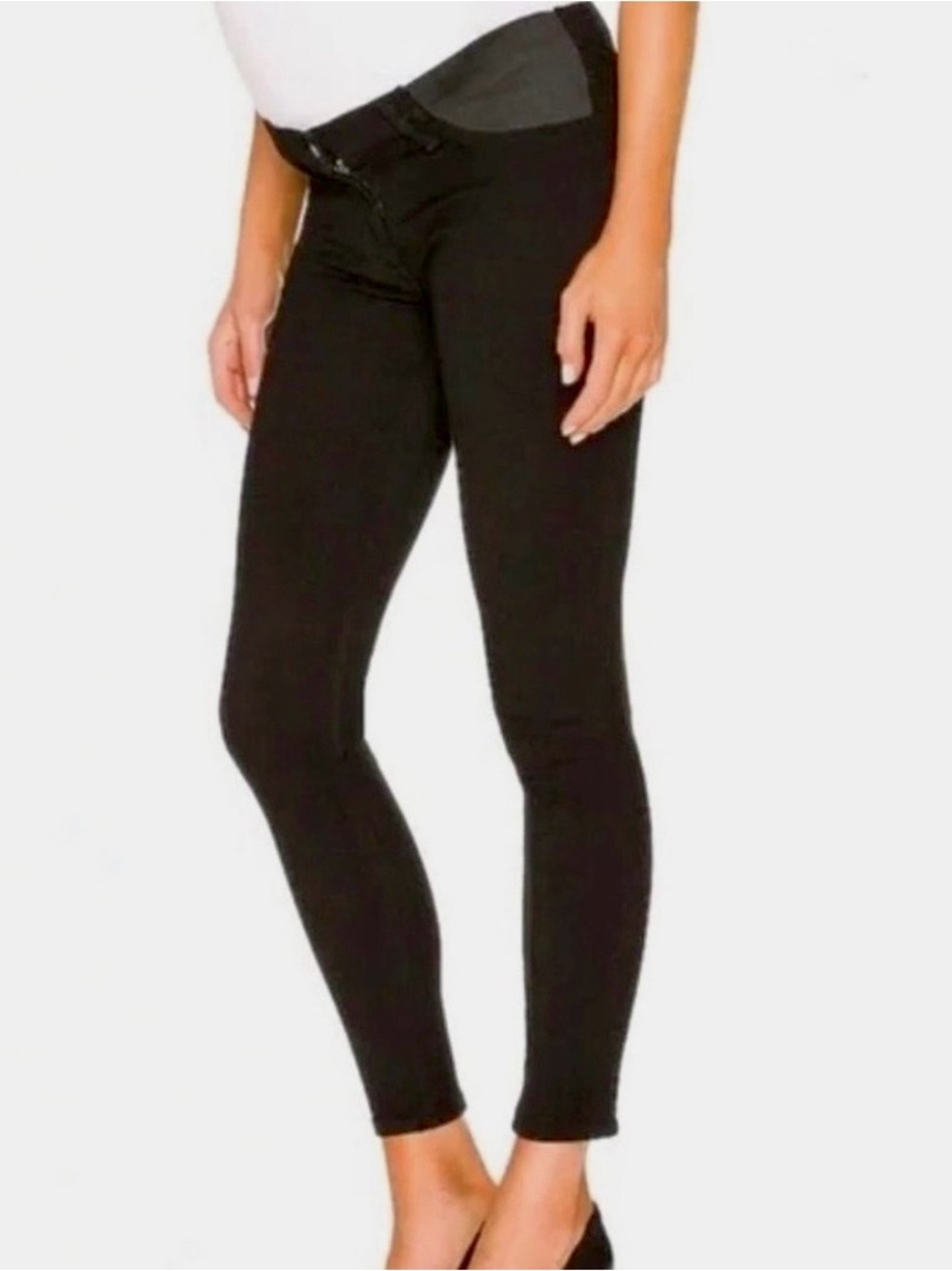 Good American Good Legs Maternity Jeans In Black001 Size 10 NWT